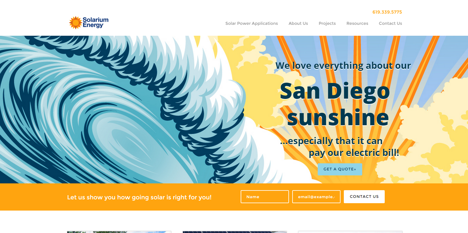 Solarium Energy Website